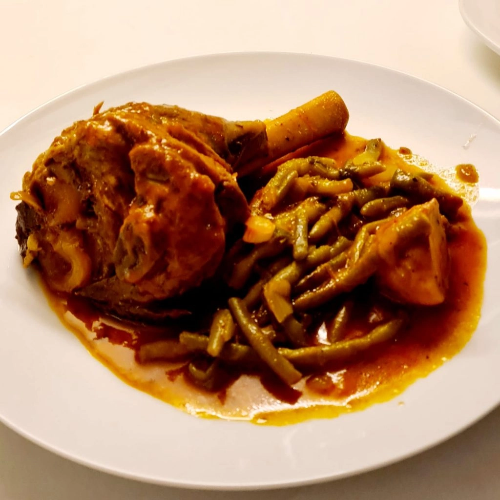 Kleftiko with herb roasted lamb and potatoes
